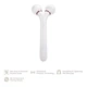 Электронный ультразвуковой ролик для лица GESKE Sonic Facial Roller 4в1 starlight - изображение 3