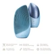 Электронная звуковая термо щетка для лица GESKE Sonic Thermo Facial Brush 6в1 aquamarine - изображение 6