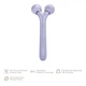 Электронный ультразвуковой ролик для лица GESKE Sonic Facial Roller 4в1 purple - изображение 6