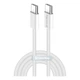 Дата кабель USB-C to USB-C 1.0m 60W 3.0А grey ColorWay (CW-CBPDCC061-GR) - зображення 1