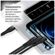 Дата кабель USB 2.0 AM to Lightning + Micro 5P + Type-C 1.2m 3.0A (PD60W data) Black ColorWay (CW-CBPDU3060-BK) - зображення 5