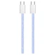 Дата кабель USB-C to USB-C 1.0m 60W 3.0А purple ColorWay (CW-CBPDCC061-PU) - зображення 7