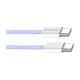 Дата кабель USB-C to USB-C 1.0m 60W 3.0А purple ColorWay (CW-CBPDCC061-PU) - зображення 3