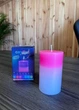 Восковая свеча "Хамелеон" Candled Madic 7 color синяя с LED подсветакой меняет свечение - изображение 4