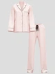 Піжама Фланель (сорочка + штани) Victoria's Secret Flannel Long Pajama Set M Short Long Рожева смужка (26914639) - зображення 4
