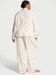 Піжама Фланель (сорочка + штани) Victoria's Secret Long Pajama Set XS Білий (26926729) - изображение 2