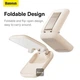 Підставка для гаджетів Baseus Seashell Series Folding Phone Stand (with Mirror) B10551501411-00 Pink - зображення 3