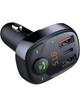 Автомобільний FM-трансмітер Remzona Vibe PD 36W FMAAC-02BK з Bluetooth багатофункціональний модулятор з функцією швидкого зарядного пристрою портом Type-C вольтметром слотом для micro SD карти - зображення 5