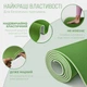 Коврик для йоги и фитнеса EasyFit TPE+TC 6 мм двухслойный зеленый-серый (A-021459) - изображение 3