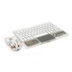Комплект беспроводной YT-KB333 (KB+Mouse), (Eng / Pyc), 2.4G, 78 клавиш, White/Transparent, Box - изображение 1
