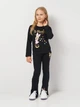 Детский лонгслив для девочки Disney Minnie XH1333 92-98 см Черный (3609087144330) - изображение 3