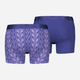 Набор трусов-боксеров мужских хлопковых Puma Men Terrace Print Boxer 2P 93860903 XXL 2 шт Фиолетовый (8720245631235) - изображение 5