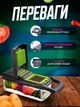 Ручна овочерізка 14в1 ніж подрібнювач для овочів та фруктів Ava Black-Green - зображення 2