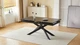 Дизайнерский раскладной обеденный стол Just Relax "Verona" min160x90 max240х90 с темно-серой поверхностью - изображение 4