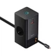 Мережевий фільтр, подовжувач з 1 x USB Type-C, 2 x AC,1 x USB-A 1,5m 65 W Black Baseus (PSLR000301) - зображення 3