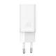 Мережевий зарядний пристрій Type-C+Type-C з швидкою зарядкою GaN5 Fast Charger Pro 40W блок живлення White, Baseus (CCGP180102) - зображення 3