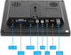 Монитор 8" WHOLEV EP001 HD TFT 60 Гц - изображение 4