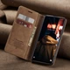 Чехол-книжка CaseMe из нубука для Xiaomi Redmi Note 12 Pro 5G Светло-коричневый - изображение 2