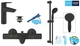 Набор смесителей с термостатом Grohe QuickFix Start 3 в 1 для ванной UA303304TM - изображение 2