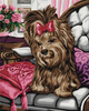 Malowanie po numerach ArtiFly Yorkshire terrier 40 x 50 cm (5904326906587) - obraz 1