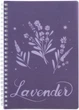 Блокнот на спіралі Axent Lavender 4 80 аркушів А5 клітинка пластикова обкладинка (8033-4-A) - зображення 1