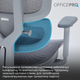 Кресло компьютерное офисное эргономичное OfficePro OC680G Grey - изображение 11