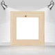 Подрамник для холста 25х25 (43х18 сосна цельная с сучком) EmojiFrame - изображение 3