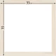 Підрамник для полотна 35х35 (30х15 сосна цільна з сучком) EmojiFrame - зображення 6
