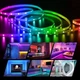 Світлодіодна стрічка SMD 5050 RGB LED 5 м IP65 з пультом та блоком живлення USB, 5м, Стрічка світлодіодна 5050 - зображення 3