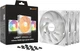 Zestaw wentylatorów be quiet! Light Wings LX 140mm PWM High-Speed ​​PWM White Triple Pack (BL131) - obraz 3