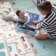 Термоковрик детский игровой с рисунком Дорога 180x150 см, двусторонний развивающий складной коврик для детей и младенцев с мягкой рифленой водонепроницаемой поверхностью, TKD-1518-Roads - изображение 3