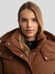 Kurtka zimowa damska krótka Big Star Cytylia 802 L Brązowa (5900714785123) - obraz 6