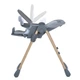 Стульчик для кормления складной EL CAMINO ME 1115-W CRAFT Gray серый + дуга с мягкими игрушками - изображение 3