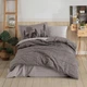 Комплект постільної білизни HOBBY Poplin TULLY бежевий 160*220/1*50*70 - зображення 1