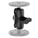 Подвійне гніздо/кріплення RAM ® Double Socket Arm - розмір B, коротке 6 см - изображение 2