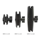 Подвійне гніздо/кріплення CH - RAM Double Socket Arm – розмір B 1" 15 см - изображение 7