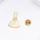 Значок (пин) BROCHE брошь бижутерия Медицина Колба коричневый BRGV114527 - изображение 6