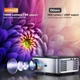 Портативний проектор Horlat 800 ANSI з підтримкою 8K до 300", Android і Dolby Audio: WiFi, Bluetooth, HDMI, AV для домашнього кінотеатру - зображення 3