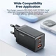 Зарядное устройство Toocki GaN 67W с 3 портами для быстрой зарядки (QC 4.0+PD3.0) - изображение 4