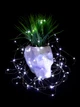 Гибкая медная гирлянда на батарейках и USB РОСА капля 50LED 5м белая CHR - изображение 3