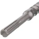 Бур SDS-max Intertool по бетону 32 мм х 400 мм для перфоратора с победитовой твердосплавной напайкой QUADRO (000015205) - изображение 3