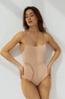 Бежевий цілісний купальник на завʼязках - vacation Perfect Female Бежевий S (182SW-21C-bg) - зображення 6