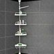 Кутова полиця Multi Corner Shelf для ванної кімнати 4 яруси CF-2661-White - зображення 1