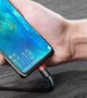 Кабель USB Type-C > USB Type-C Baseus Cafule Flash Charging PD 2.0 100W 2.0m (CATKLF-AL91) Red/black - зображення 5