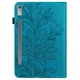 Защитный чехол UniCase Flower для Lenovo Tab P11 Pro Gen 2 - Blue - изображение 3