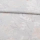 Коттон стрейч молочный в серую полоску, бежевые, белые цветы, ш.140 (18426.004) - изображение 1