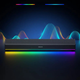 Беспроводная колонка PHILIPS SPA5109 с регулируемой RGB подсветкой, 1800 mAh, чёрная - изображение 3