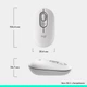 Мышь беспроводная Logitech Pop Mouse with Emoji Off-White (910-007411) - изображение 12