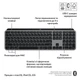 Клавиатура Wireless Logitech MX Keys S for Mac Space Grey (920-011637) - изображение 9