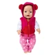 Набор одежды для куклы Беби Борн / Baby Born Костюм-тройка малиновый 8593 - изображение 7